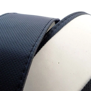 Steering Wheel Cover PU Leather DIY Soft Car Wheel Cover 38cm With Needles And Thread Black Grey Direksiyon Kılıfı
Steering Wheel Cover PU Leather DIY Soft Car Wheel Cover 38cm With Needles And Thread Black Grey Direksiyon Kılıfı