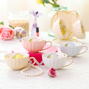 High Tea Set Espresso Cups European Coffee Cup Set Ceramic Reusable Crockery Tazas Para Cafe Ceramic Cup Saucer Set Home 50P70
High Tea Set Espresso Cups European Coffee Cup Set Ceramic Reusable Crockery Tazas Para Cafe Ceramic Cup Saucer Set Home 50P70