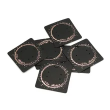 50pcs 5X5cm Black Kraft Paper Card Gold Stamping Logo Jewelry Display Cards Packing Backing Cardborad Retail Hang Price Tags
50pcs 5X5cm Black Kraft Paper Card Gold Stamping Logo Jewelry Display Cards Packing Backing Cardborad Retail Hang Price Tags