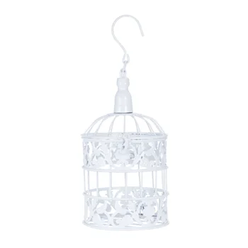Decorative Metal Bird Cage Home Hanging Ornament For Wedding Party Decoration (White) 
Decorative Metal Bird Cage Home Hanging Ornament For Wedding Party Decoration (White)
