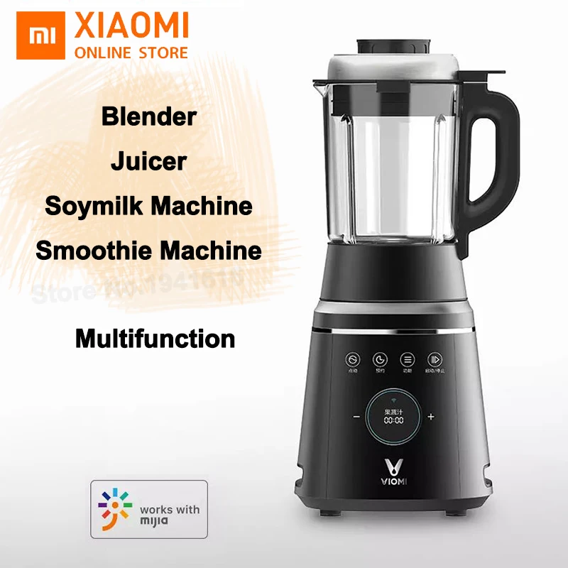 Xiaomi Mijia Blender Electric Kitchen Juicer Smoothie Machine Automatic Heat Preservation Intelligent Reservation Food Processor
Xiaomi Mijia Blender Electric Kitchen Juicer Smoothie Machine Automatic Heat Preservation Intelligent Reservation Food Processor