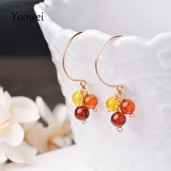 Yoowei Natural Amber Earrings for Girl Round 5mm Lapis Lazuli Stone Chic Simple Handmade Earrings Baltic Amber Jewelry Wholesale
Yoowei Natural Amber Earrings for Girl Round 5mm Lapis Lazuli Stone Chic Simple Handmade Earrings Baltic Amber Jewelry Wholesale