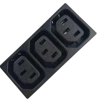 10pcs/lot AC power socket Triple 3 postion convert plug Electrical Socket IEC320 C13 Industrial socket Power C13 Power adapter
10pcs/lot AC power socket Triple 3 postion convert plug Electrical Socket IEC320 C13 Industrial socket Power C13 Power adapter