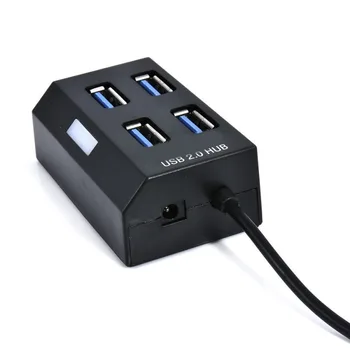 USB 2.0 Hub High Speed 4 Ports Multiple Plug-and-play Adapter PC Computer Accessory
USB 2.0 Hub High Speed 4 Ports Multiple Plug-and-play Adapter PC Computer Accessory