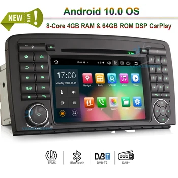 7" Android 10.0 Autoradio Bluetooth Car stereo Car DVD Radio for Mercedes Benz R-Class W251 CarPlay & Auto GPS DAB+ DSP OBD
7" Android 10.0 Autoradio Bluetooth Car stereo Car DVD Radio for Mercedes Benz R-Class W251 CarPlay & Auto GPS DAB+ DSP OBD