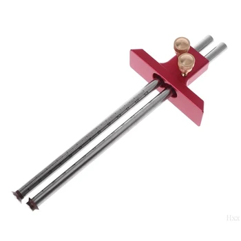 Hiqh quality Carpentry Scriber Double Headed Scribe Blade Woodworking Double-Line Marking Gauge Ruler Tools For Carpenters
Hiqh quality Carpentry Scriber Double Headed Scribe Blade Woodworking Double-Line Marking Gauge Ruler Tools For Carpenters