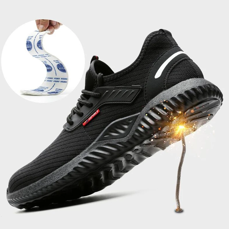 Safety ShoesBreathable Men's Work Boots Steel Toe Cap Puncture-Proof Indestructible Security Shoes Light Comfortable Sneakers
Safety ShoesBreathable Men's Work Boots Steel Toe Cap Puncture-Proof Indestructible Security Shoes Light Comfortable Sneakers