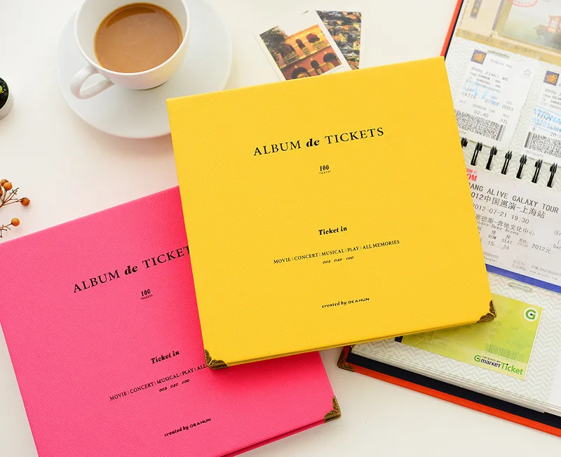 Fashion DIY Album Concert Tickets Paper Money Collection Book PU Leather Paper Interleaf Movie Travel Tickets Collection Album
Fashion DIY Album Concert Tickets Paper Money Collection Book PU Leather Paper Interleaf Movie Travel Tickets Collection Album