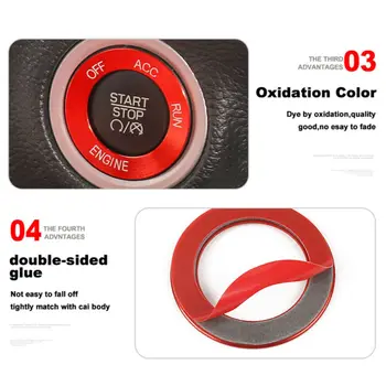 Car Button Switch Trim Auto Interior Decoration For Dodge Challenger 2015-2019 Parts
Car Button Switch Trim Auto Interior Decoration For Dodge Challenger 2015-2019 Parts