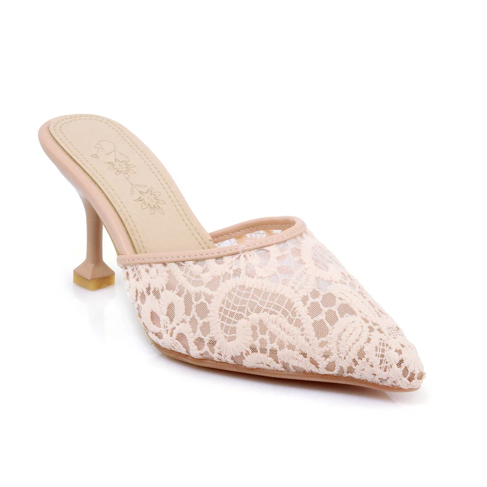 2018 Summer Lace Hollow out Sandals Thin Heeled Cat with Pointed-Toe Size Code 32-43 Closed-toe WOMEN'S Shoes 18312
2018 Summer Lace Hollow out Sandals Thin Heeled Cat with Pointed-Toe Size Code 32-43 Closed-toe WOMEN'S Shoes 18312