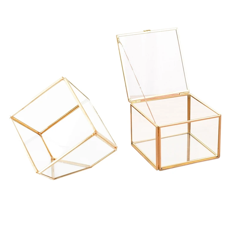 1Pcs Geometric Micro- Landscape Plant Transparent Glass House Flower Room & 1Pcs Square Opening Glass Geometry Garden Jewelry Bo
1Pcs Geometric Micro- Landscape Plant Transparent Glass House Flower Room & 1Pcs Square Opening Glass Geometry Garden Jewelry Bo