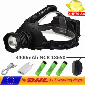 XHP70.2 Rechargeable Led Head Lamp Headlamp Fishing Camping ZOOM Head Torch with USB NCR 18650 Battery Hunting Flashlight
XHP70.2 Rechargeable Led Head Lamp Headlamp Fishing Camping ZOOM Head Torch with USB NCR 18650 Battery Hunting Flashlight