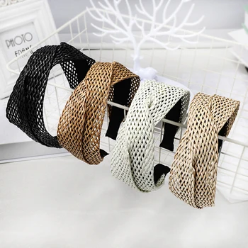 Solid Hand-woven Hairbands Red Fabric Cross Headbands Fashion Hair Bows New Vintage Hair Hoop Woman Hair Accessories 
Solid Hand-woven Hairbands Red Fabric Cross Headbands Fashion Hair Bows New Vintage Hair Hoop Woman Hair Accessories