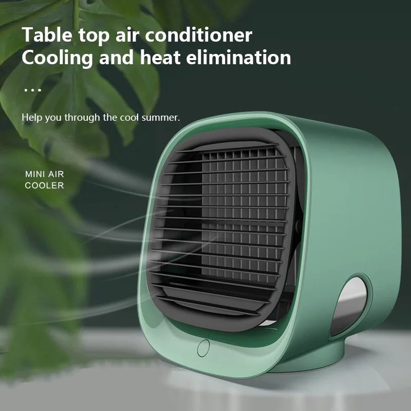 Mini Humidification Air Cooler Portable Desktop 300ml Air Conditioner Fan USB Negative Ion Air Cooler
Mini Humidification Air Cooler Portable Desktop 300ml Air Conditioner Fan USB Negative Ion Air Cooler