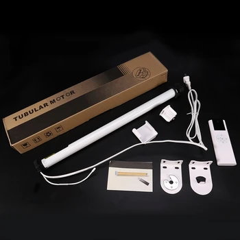 Electric Curtain Set AC 100-240V Electric Roller Shade Motor Blind Tubular Motor Kit Remote Control(US Plug)
Electric Curtain Set AC 100-240V Electric Roller Shade Motor Blind Tubular Motor Kit Remote Control(US Plug)