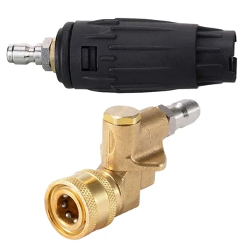 Pressure Washer Tips, Adjustable Pressure Washer Nozzle Tip 1/4 Inch 3000 Psi, Quick Connecting Pivoting Coupler 1/4 Inch 4500 P
Pressure Washer Tips, Adjustable Pressure Washer Nozzle Tip 1/4 Inch 3000 Psi, Quick Connecting Pivoting Coupler 1/4 Inch 4500 P