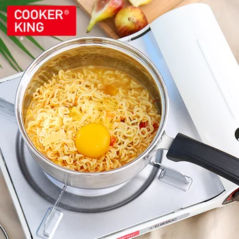 COOKER KING 16cm Classic Stainless Steel Sauce Pan Lightweight Milk Pot Suitable for Cooking Milk , Suitable for Various Stoves
COOKER KING 16cm Classic Stainless Steel Sauce Pan Lightweight Milk Pot Suitable for Cooking Milk , Suitable for Various Stoves