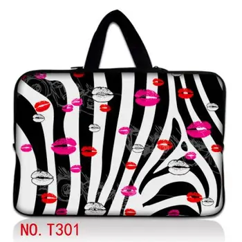 

Zebra Lips Netbook Laptop Sleeve Case Handle Bag Pouch For 13" inch 13.3" Macbook Pro / Air