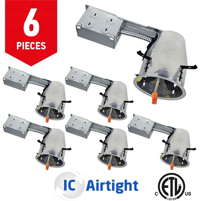 US Plug LED Downlight 6Pcs/lot TP24 ICAT AC 110V-277V Led housing Bulb Bedroom Kitchen Indoor LED Spot Lighting
US Plug LED Downlight 6Pcs/lot TP24 ICAT AC 110V-277V Led housing Bulb Bedroom Kitchen Indoor LED Spot Lighting