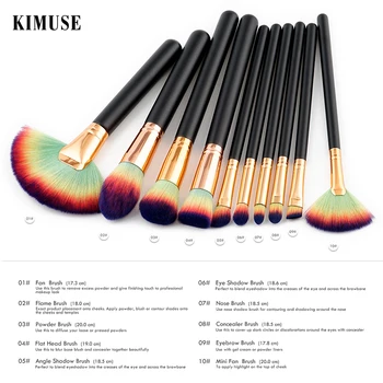 KIMUSE 10pcs Makeup Brushes Brochas Handle Powder Foundation Blush Concealer Makeup Tools Face Cosmetic Eyebrow Brush Makeup
KIMUSE 10pcs Makeup Brushes Brochas Handle Powder Foundation Blush Concealer Makeup Tools Face Cosmetic Eyebrow Brush Makeup