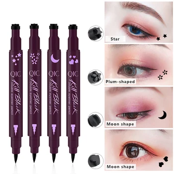 4 Color Liquid Eyeliner Pencil Double-Headed Stamps Waterproof Long Lasting Quick Dry Eye Liner Pen Eyeliner Make up TSLM1
4 Color Liquid Eyeliner Pencil Double-Headed Stamps Waterproof Long Lasting Quick Dry Eye Liner Pen Eyeliner Make up TSLM1