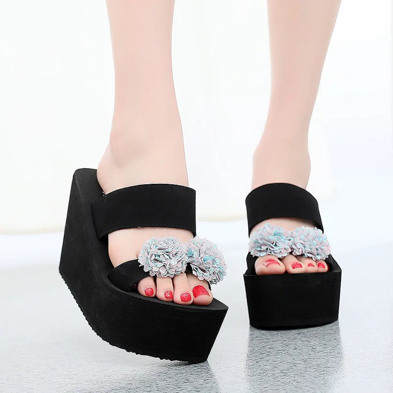 9 Centimeter Thick Bottomed High-Heel Sandals Summer Seaside Anti-slip Sandals Women's High-Heel Holiday Beach Slippers Women's
9 Centimeter Thick Bottomed High-Heel Sandals Summer Seaside Anti-slip Sandals Women's High-Heel Holiday Beach Slippers Women's