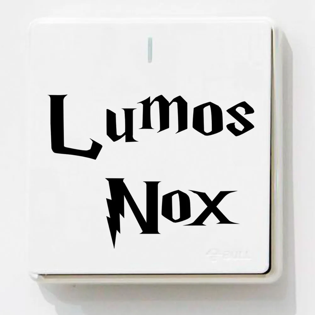 Famous Moives Wall Stickers Classic Switch Decals For Kids Bedroom Wall Decor Vinyl DIY Sticker Removable Lumos Nox Wallpaper
Famous Moives Wall Stickers Classic Switch Decals For Kids Bedroom Wall Decor Vinyl DIY Sticker Removable Lumos Nox Wallpaper