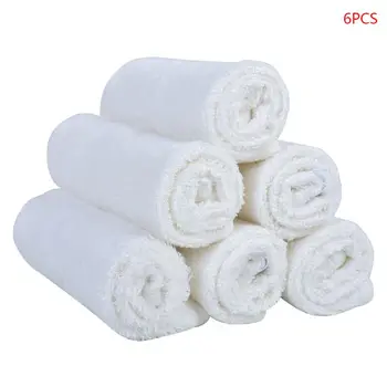6 Pcs White Handkerchiefs Soft Square Washable Hanky Kids Absorbent Washcloths F3ME
6 Pcs White Handkerchiefs Soft Square Washable Hanky Kids Absorbent Washcloths F3ME