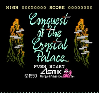 CONQUEST CRYSTAL PALACE 60 Pins English Version Game Cartridge for 8 Bit 60pin Game Console
CONQUEST CRYSTAL PALACE 60 Pins English Version Game Cartridge for 8 Bit 60pin Game Console