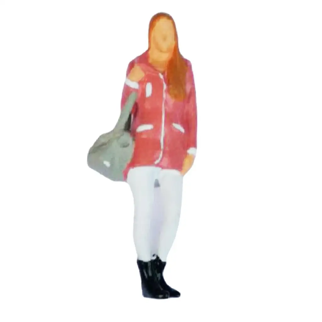 1pc Tiny People Figures, 1/64 Scale Model Train People Hand Painted Fashion Girl Model Miniatures Figures for Miniature Scenes 1pc Tiny People Figures, 1/64 Scale Model Train People Hand Painted Fashion Girl Model Miniatures Figures for Miniature Scenes