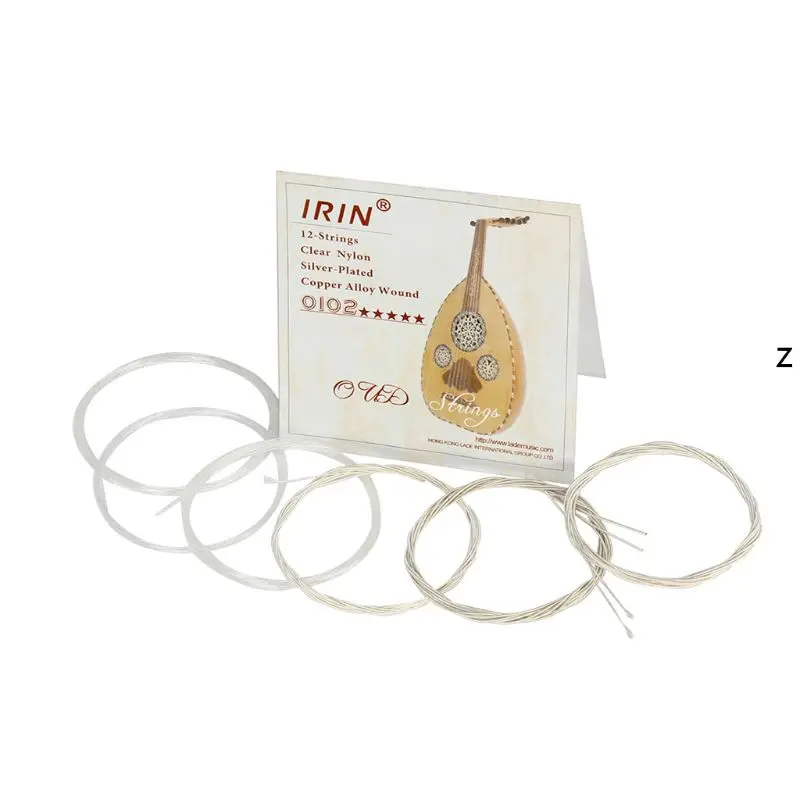 Oud String Middle East Lute 11 String Nylon Silver-Plated O101 022-041 M7DC