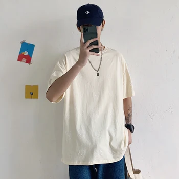 2020 Summer Clothes Mens Loose T Shirts Short Sleeve with Pooh Bear Embossed Off White Cotton Designer for Men Street Shirt Tee
2020 Summer Clothes Mens Loose T Shirts Short Sleeve with Pooh Bear Embossed Off White Cotton Designer for Men Street Shirt Tee