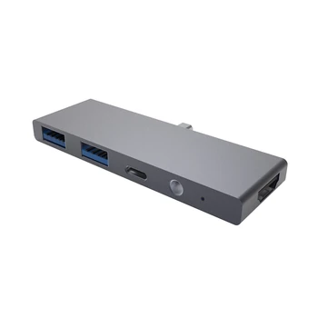 5 in 1 USB C Hub Type C Adapter with 4K 60HZ Support Voice Line Control HDMI to USB 3.0 Type C Dock for iPad Pro
5 in 1 USB C Hub Type C Adapter with 4K 60HZ Support Voice Line Control HDMI to USB 3.0 Type C Dock for iPad Pro