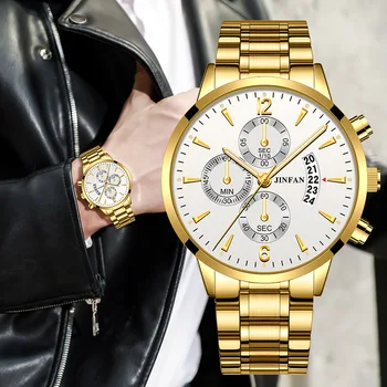 Luxuxy Brand Gold Watch Men Stainless Steel Waterproof Quartz Watch Male Casual Business Wristwatch Luminous Pointer Watch Men 
Luxuxy Brand Gold Watch Men Stainless Steel Waterproof Quartz Watch Male Casual Business Wristwatch Luminous Pointer Watch Men