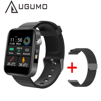 UGUMO 1.54inch Full Touch Smart Watch Body Temperature Measure Heart Rate Blood Pressure Oxygen Smart Bracelet for Men Women T68 
UGUMO 1.54inch Full Touch Smart Watch Body Temperature Measure Heart Rate Blood Pressure Oxygen Smart Bracelet for Men Women T68