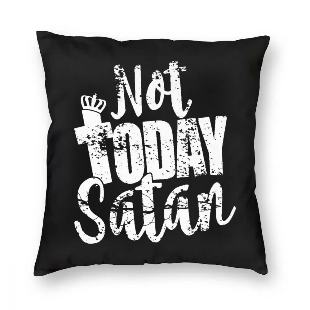 Not Today Satan Pattern Throw Pillow Covers Square Pillows Case Decorative Bedroom Livingroom Sofa with Zipper
Not Today Satan Pattern Throw Pillow Covers Square Pillows Case Decorative Bedroom Livingroom Sofa with Zipper