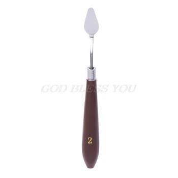Artist Stainless Steel Palette Knife Spatula Scraper for Mixing Oil Painting Drop Shipping
Artist Stainless Steel Palette Knife Spatula Scraper for Mixing Oil Painting Drop Shipping
