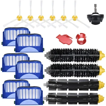 19 Pack Vacuum Cleaner Repalcement Parts for IRobot Roomba ing Brush,Bristle&Rubber Roller Brush Filter Wheel
19 Pack Vacuum Cleaner Repalcement Parts for IRobot Roomba ing Brush,Bristle&Rubber Roller Brush Filter Wheel