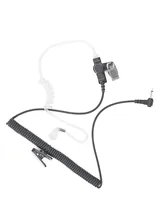3.5mm RECEIVER/LISTEN ONLY Surveillance Headset Earpiece with Clear Acoustic Coil Tube Audio Kit For Two-Way Radio Transceiver 
3.5mm RECEIVER/LISTEN ONLY Surveillance Headset Earpiece with Clear Acoustic Coil Tube Audio Kit For Two-Way Radio Transceiver