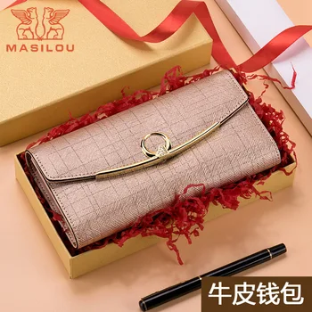 Fashionable leather quality wallet 2020 new ladies long wallet cowhide wallet wallet European and American fashion hand wallet
Fashionable leather quality wallet 2020 new ladies long wallet cowhide wallet wallet European and American fashion hand wallet