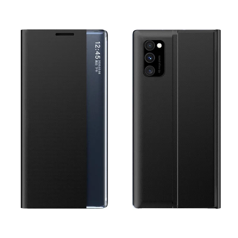Чехол для Samsung Galaxy A71 A51 Note 20 Ultra умный кожаный чехол с откидной крышкой и окошком S20