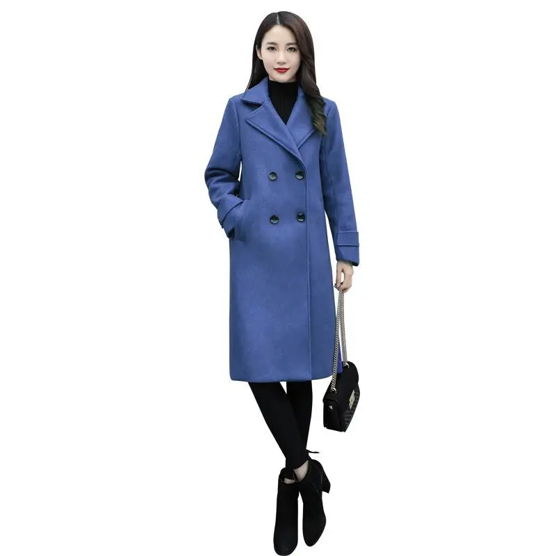 2020 New Female Autumn Winter Wool coat Korean version Plus size Loose cotton Woolen coat Casual women long Woolen jacket OK130
2020 New Female Autumn Winter Wool coat Korean version Plus size Loose cotton Woolen coat Casual women long Woolen jacket OK130