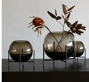 VASES FOR FLOWERS OFFICE DESK DECOR ROUND GRADIENT GLASS VASE IRON BRACKET TRANSPARENT HYDROPONIC FLOWER INSERT HOME DECORATION
VASES FOR FLOWERS OFFICE DESK DECOR ROUND GRADIENT GLASS VASE IRON BRACKET TRANSPARENT HYDROPONIC FLOWER INSERT HOME DECORATION