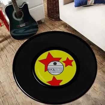 Music Vinyl Record Printed Round Carpet For Kids Room Living Room Soft Carpets Anti-slip Rug Floor Mat Home Decor 120/100/80CM
Music Vinyl Record Printed Round Carpet For Kids Room Living Room Soft Carpets Anti-slip Rug Floor Mat Home Decor 120/100/80CM