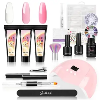 Shelloloh Professional Nail Set Poly Nail Gel Extention Set UV USB LED Lamp Manicure Nail Kit For Nails Art Manicure Tool Set
Shelloloh Professional Nail Set Poly Nail Gel Extention Set UV USB LED Lamp Manicure Nail Kit For Nails Art Manicure Tool Set