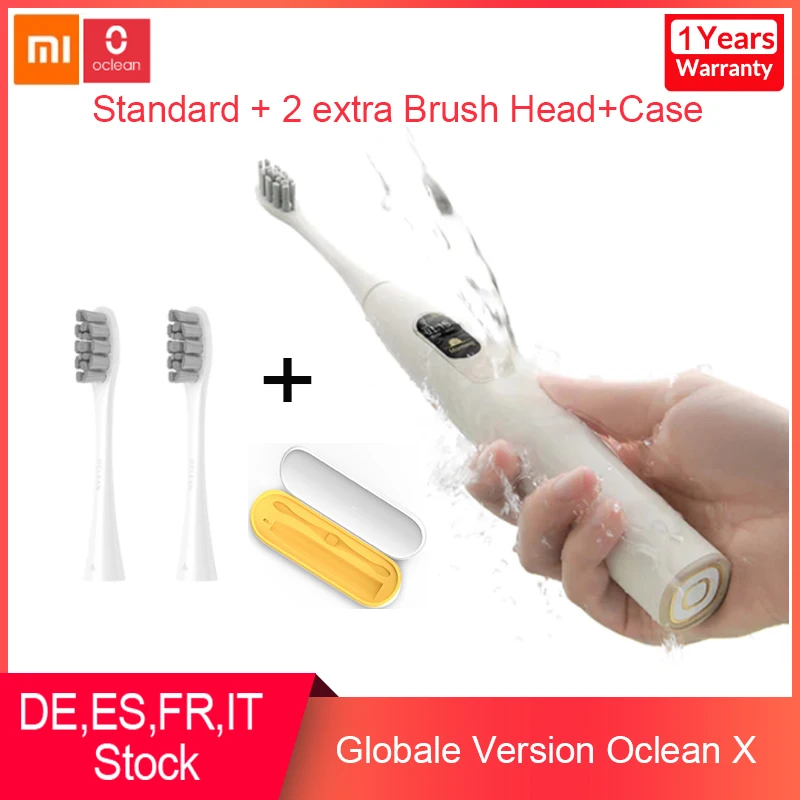 Global Version Oclean X Sonic Electric Toothbrush With 3Pcs Heads Waterproof Ultrasonic Fast Charging Color Screen Tooth Brush
Global Version Oclean X Sonic Electric Toothbrush With 3Pcs Heads Waterproof Ultrasonic Fast Charging Color Screen Tooth Brush