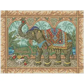 Elephant in a colorful blanket Counted Cross Stitch 11CT 14CT 18CT DIY Cross Stitch Kits Embroidery Needlework Sets home decor
Elephant in a colorful blanket Counted Cross Stitch 11CT 14CT 18CT DIY Cross Stitch Kits Embroidery Needlework Sets home decor