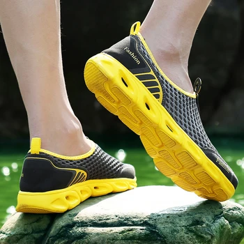 Sandals Men's Summer 2019 New Style Men Outdoor Anti-slip Soft-Sole Sports Lazy Mesh Shoes Closed-toe Beach Porous Shoes
Sandals Men's Summer 2019 New Style Men Outdoor Anti-slip Soft-Sole Sports Lazy Mesh Shoes Closed-toe Beach Porous Shoes