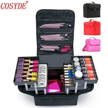 Large Capacity Make Up Bag Hand Held Manicure Hairdressing Embroidery Tool Kit Multi-layer Cosmetics Storage Case Toiletry Box
Large Capacity Make Up Bag Hand Held Manicure Hairdressing Embroidery Tool Kit Multi-layer Cosmetics Storage Case Toiletry Box