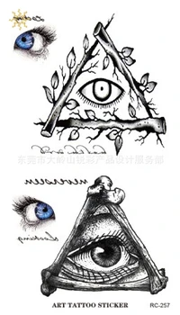 1Pcs Body Art Waterproof Temporary Tattoo Stickers for Men and Women Terror Triangle Eye Design Small Tattoo Sticker
1Pcs Body Art Waterproof Temporary Tattoo Stickers for Men and Women Terror Triangle Eye Design Small Tattoo Sticker